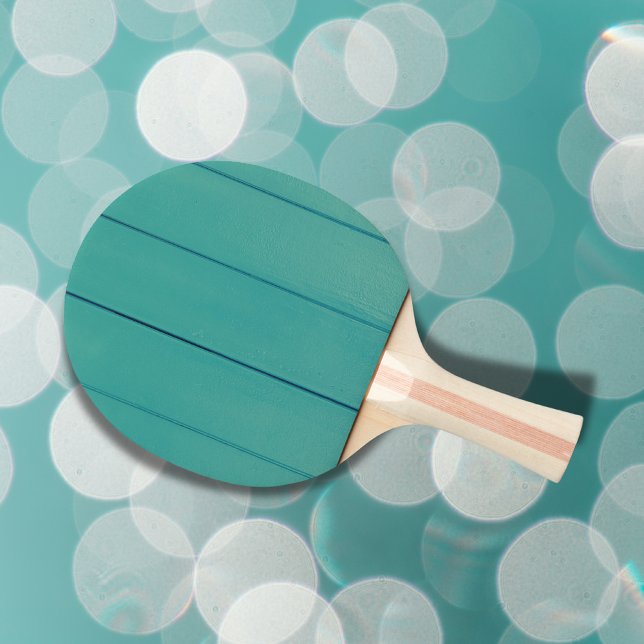 Wood Design in Teal |   Ping Pong Paddle (Creator Uploaded)
