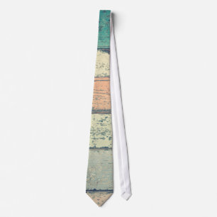 Wood Design Modern Art Abstract Artwork Neck Tie