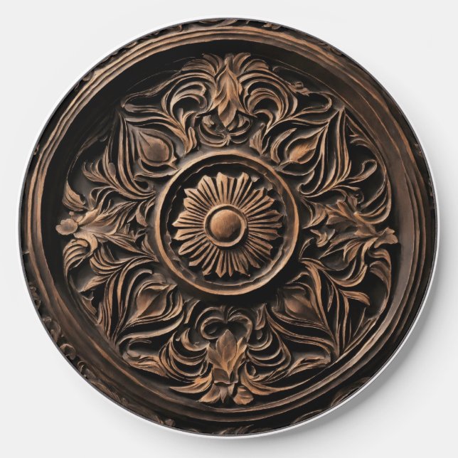 Wood design Wireless Chargers (Front)