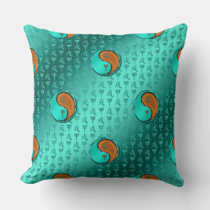 Wood Dog Throw Pillow