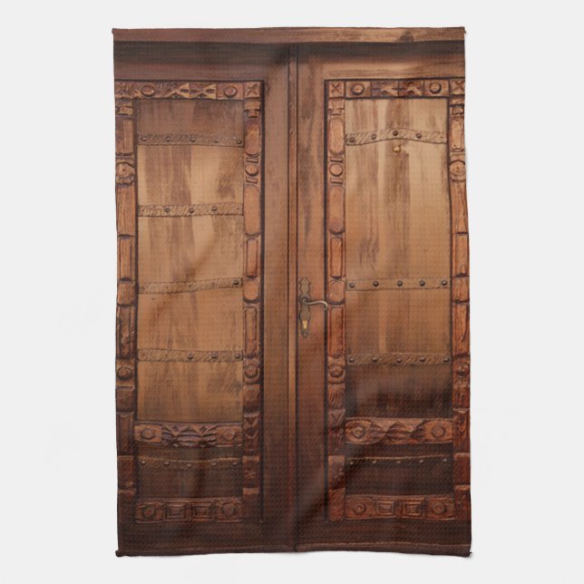 Wood Doors Towel (Vertical)