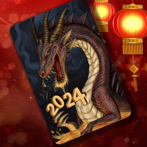 Wood Dragon 2024 Chinese New Year Lunar years  Magnet