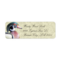 Wood Duck Address Labels