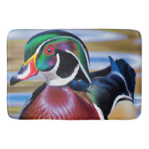 Wood Duck Bath Mat Duck Hunting Bath Mat