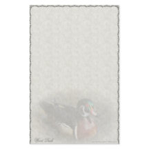 Wood Duck Custom Stationery