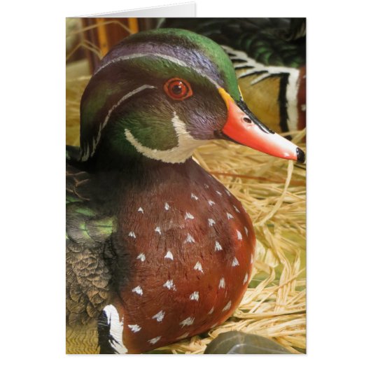 Wood Duck Decoy Cards (Front)