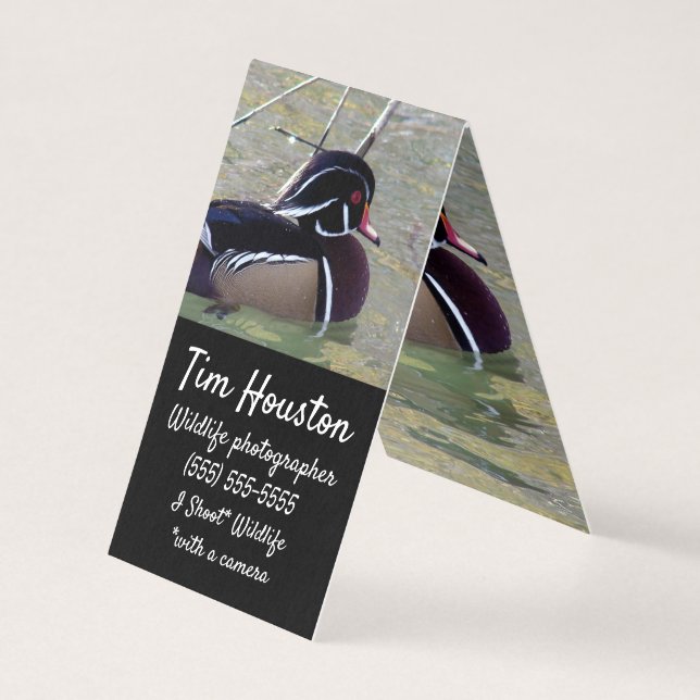 Wood Duck Drake Business Card (Front)