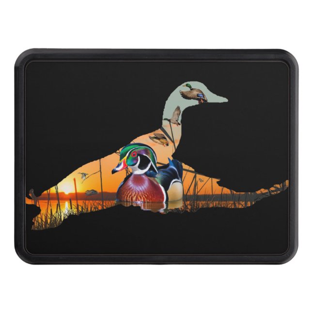 Wood Duck Hunting Hitch Cover (Front)