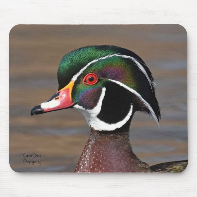 Wood Duck Mouse Pad (Front)