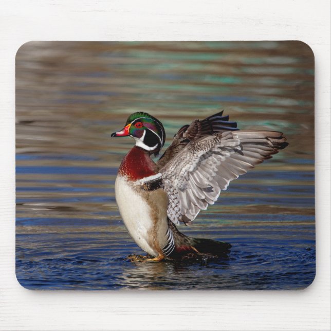 Wood Duck Mouse Pad (Front)