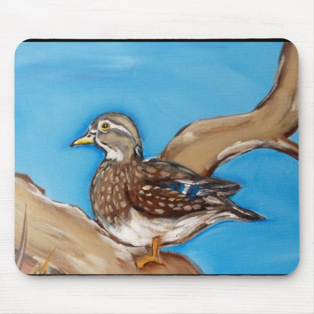 WOOD DUCK MOUSE PAD (Front)