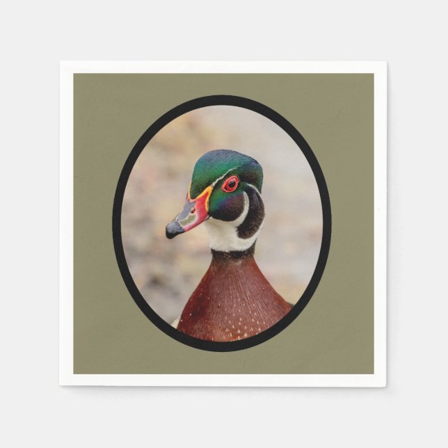 Wood Duck Napkins (Front)