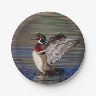 Wood Duck Paper Plates