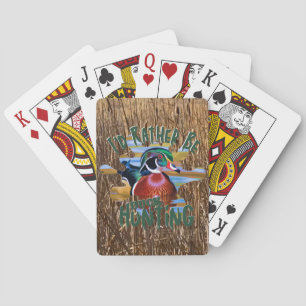 Wood Duck Playing Cards, Duck Hunting Playing Card