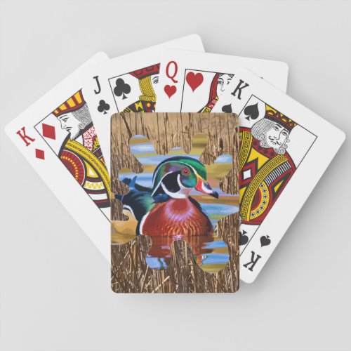 Wood Duck Playing Cards Duck Hunting Poker Cards