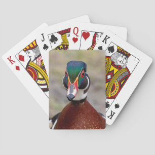 Wood Duck Poker Cards