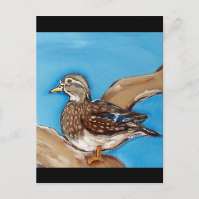 WOOD DUCK POSTCARD (Front)