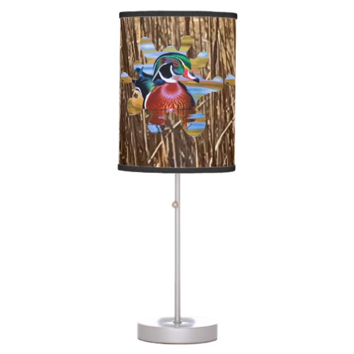Wood Duck Table Lamp Duck Hunting Table Lamp