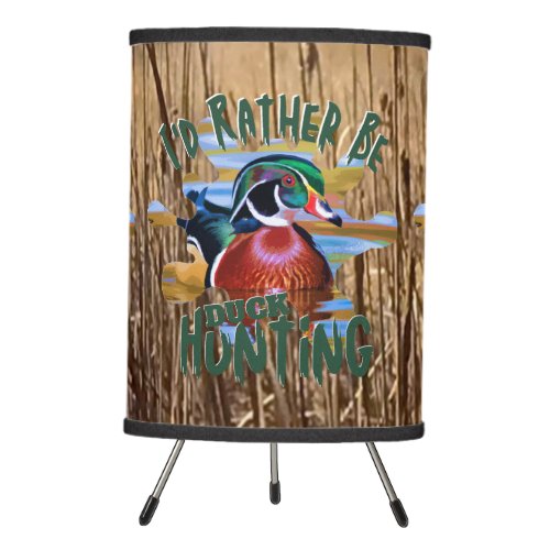 Wood Duck Table Lamp Duck Hunting Table Lamp