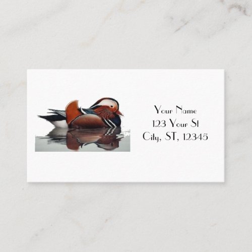 Wood Duck Thunder_Cove Business Card