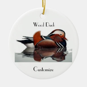 Wood Duck Thunder_Cove Ceramic Ornament