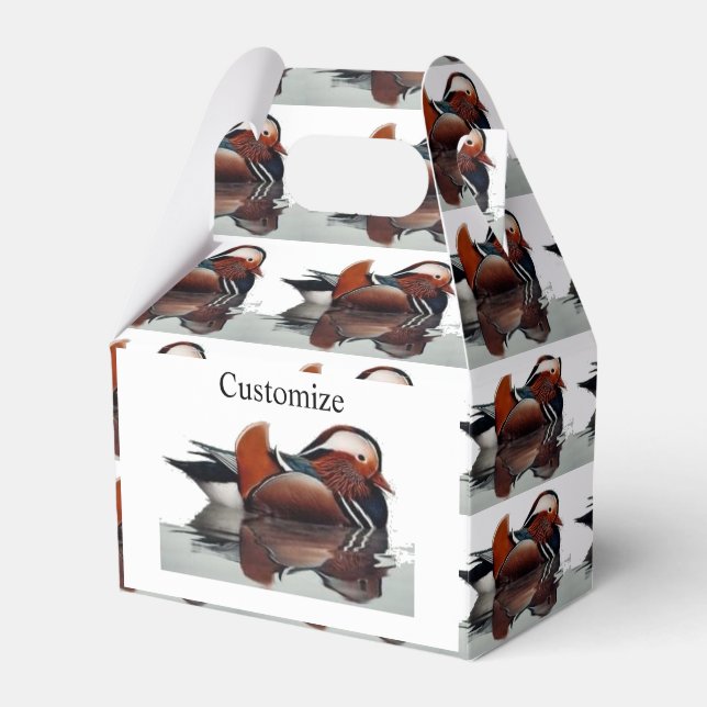 Wood Duck Thunder_Cove  Favor Boxes (Front Side)