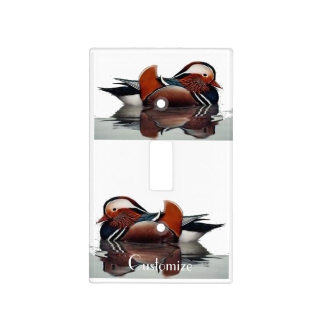 Wood Duck Thunder_Cove   Light Switch Cover (Front)