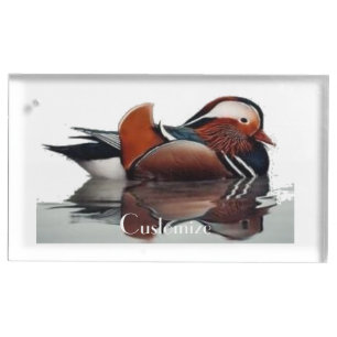 Wood Duck Thunder_Cove Place Card Holder