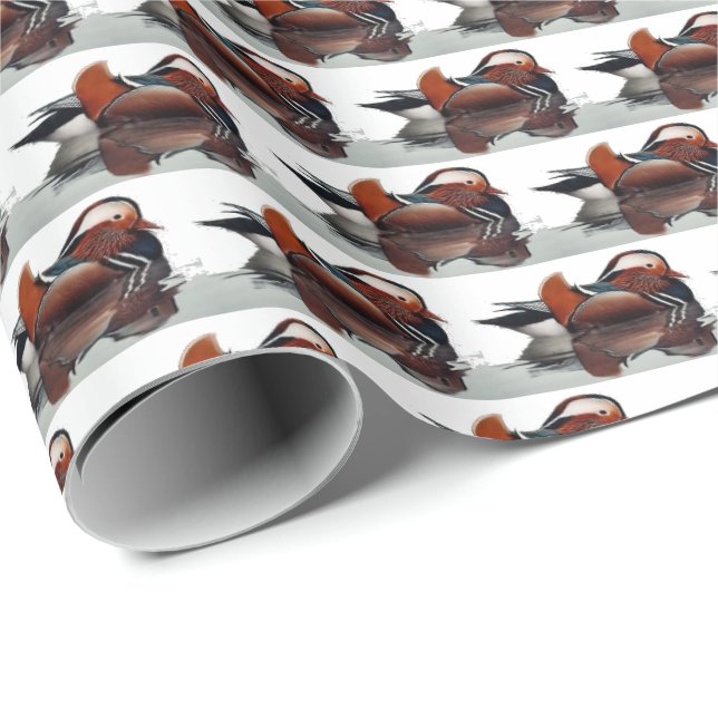 Wood Duck Thunder_Cove  Wrapping Paper (Roll Corner)