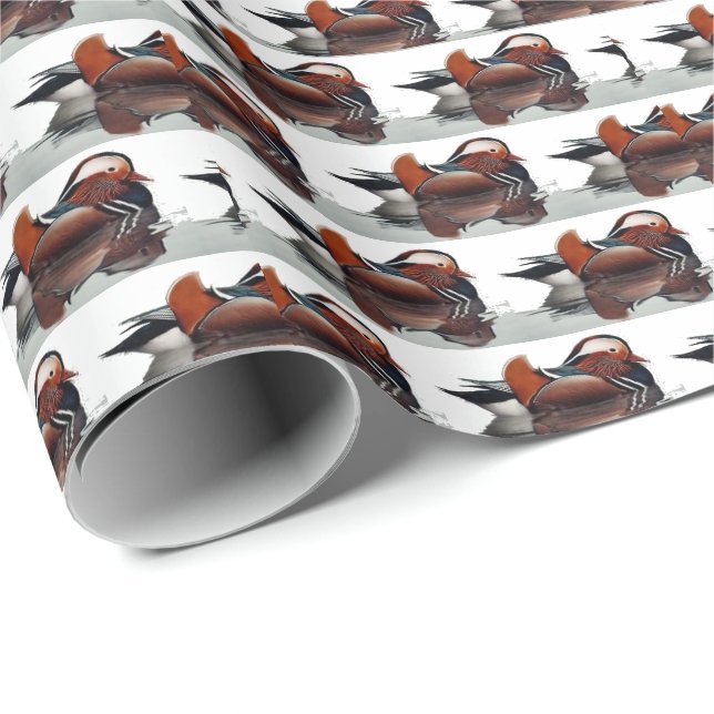 Wood Duck Thunder_Cove  Wrapping Paper (Roll Corner)