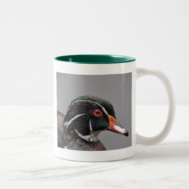 Wood Duck Two-Tone Mug Green (Right)