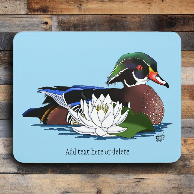 Wood Duck Water Lily Door Sign (Creator Uploaded)