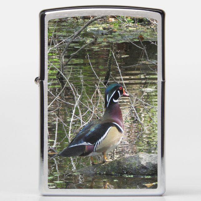 WOOD DUCK Zippo Lighter (Front)