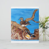 WOOD DUCKS (Standing Front)