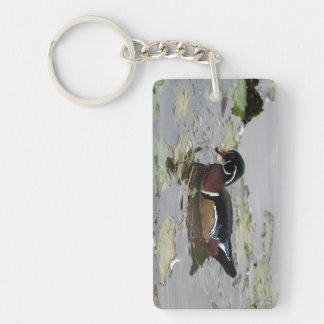 Wood Ducks Acrylic Keychain