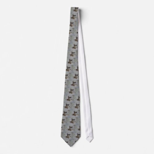 Wood Ducks Gray Tie