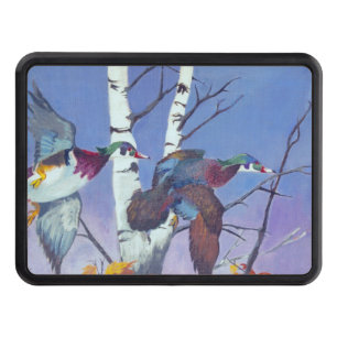 Wood Ducks in Flight Hitch Cover