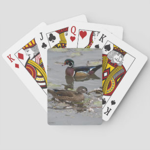 Wood Ducks Playing Cards