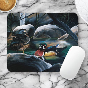 Wood Ducks Pond Mouse Pad