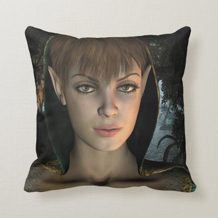 'Wood Elf' Pillow