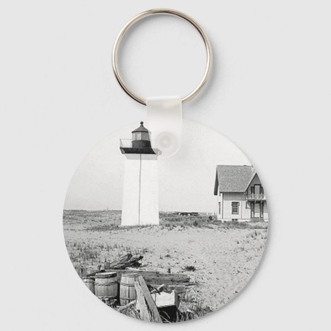 Wood End Lighthouse Keychain (Front)