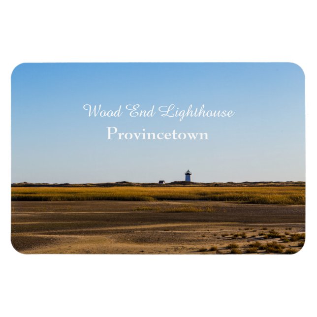 Wood End Lighthouse, Provincetown Magnet (Horizontal)