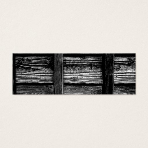 Customizable External wall bookmark of wood business card templates