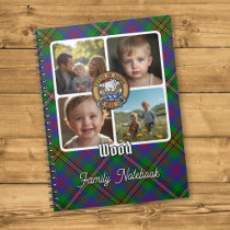 Wood Family Photo Collage Notebook