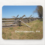 Wood Fence In Gettysburg Pa Mouse Pad at Zazzle