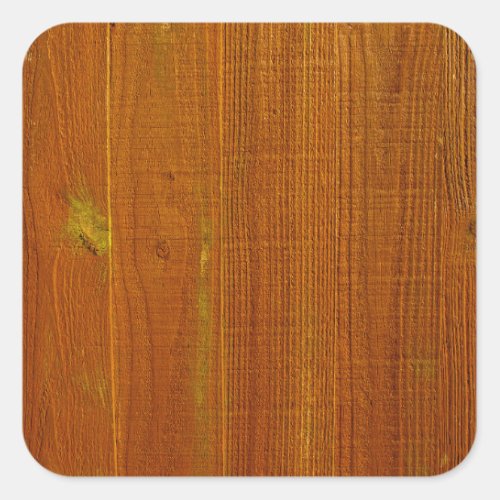 Wood Fence Panel Square Sticker