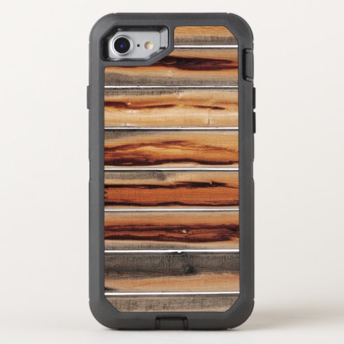 Wood Fence Texture Cool Unique OtterBox Defender iPhone SE87 Case