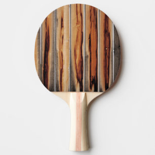 Wood Fence Texture Cool Unique Ping-Pong Paddle