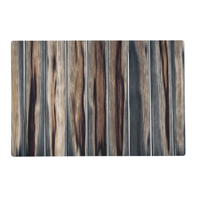 Wood Fence Texture Cool Unique Placemat (Front)