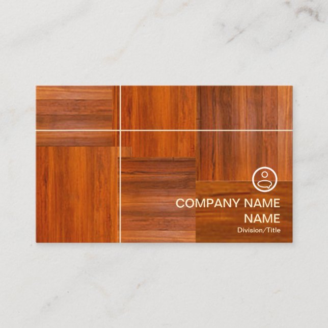 Wood/Floor Business Business Card (Front)